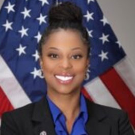 Black woman smiling