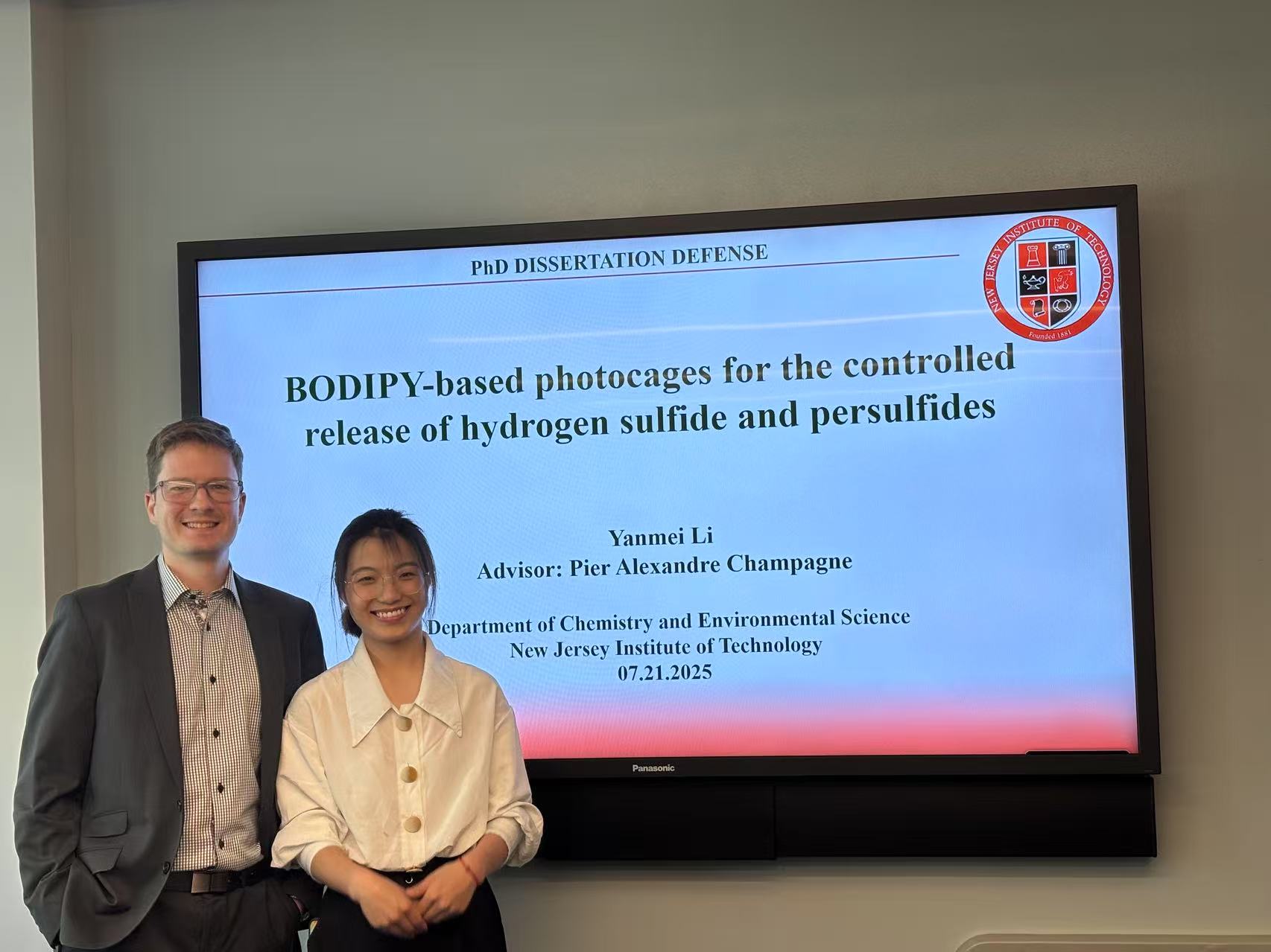 Yanmei's thesis dissertation defense